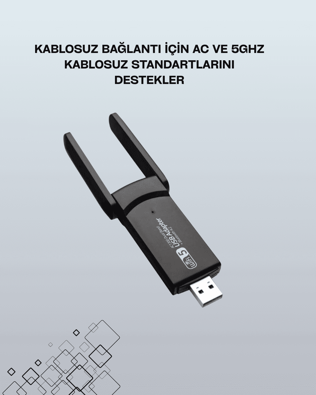 AC1200 USB WiFi Adaptör 3