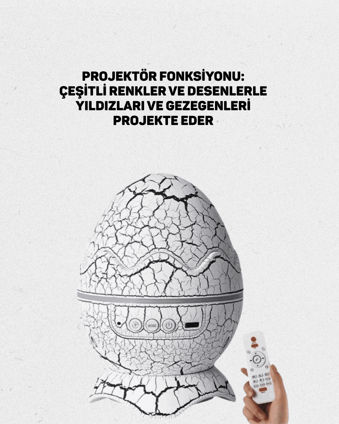 Dinazor Yumurta Gece Lambası 3