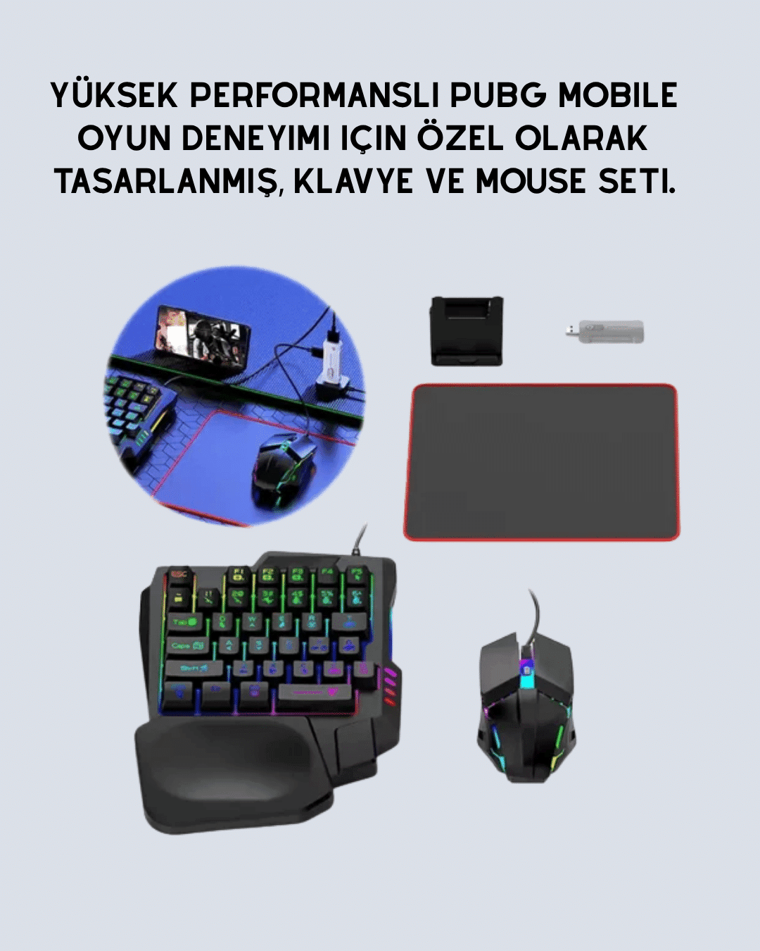 Kablosuz Mobil Oyun Kiti – 5 Parça Tam Set 3