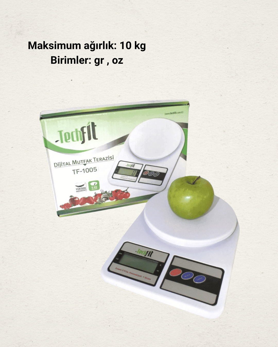 TF-1010 Dijital Mutfak Tartısı 4
