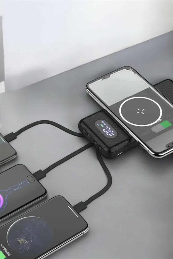 10.000 Mah Powerbank 4 Portlu Hızlı Şarj Dijital Göstergeli 6