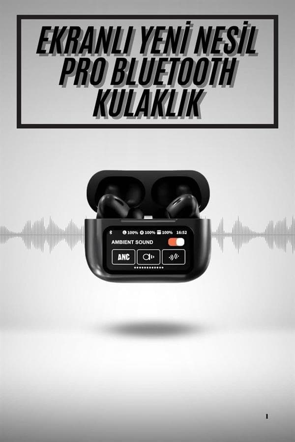 2.Nesil Pro Ekranlı Sesli Görüşme Yapabilen Kablosuz Bluetooth Kulaklık 3