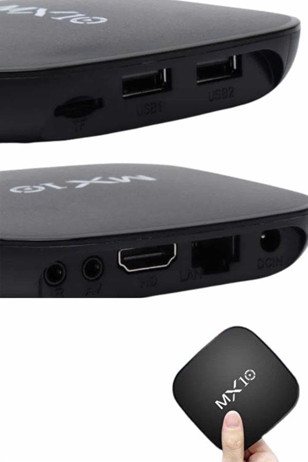 2.4G Wifi Tv Box Medya Oynatıcı TV Uyumlu MX Box Kutusu Android TV 5