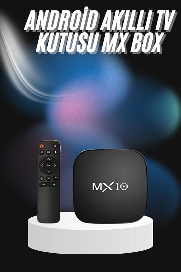 2.4G Wifi Tv Box Medya Oynatıcı TV Uyumlu MX Box Kutusu Android TV 3