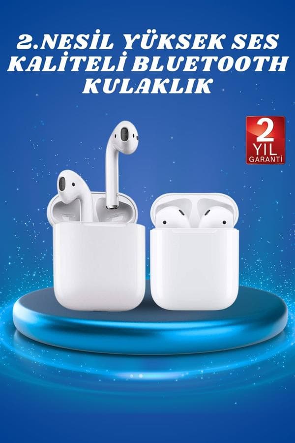 2.Nesil Yeni Model TWS Bluetooth Kulaklık Dokunmatik Kontrol Yüksek Ses Kaliteli 3