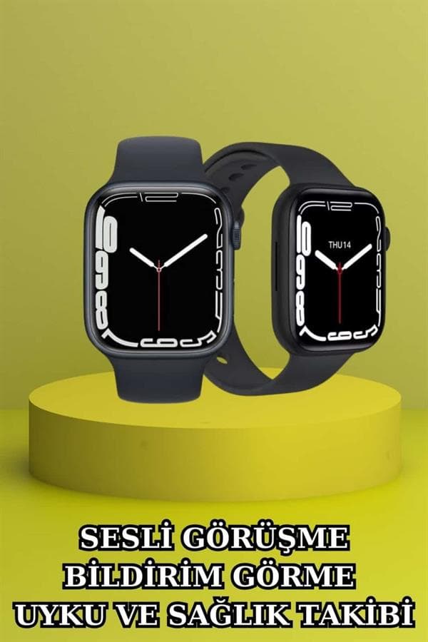 3.Nesil TWS Bluetooth Kulaklık ve Dokunmatik Ekran Akıllı Saat Sesli Görüşme 5