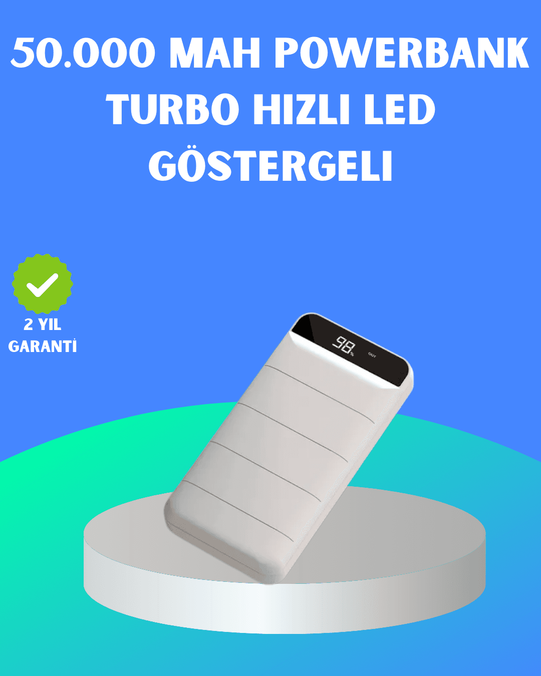 22.5W PD Destekli Taşınabilir Şarj Cihazı Çoklu Çıkışlı Model Powerbank