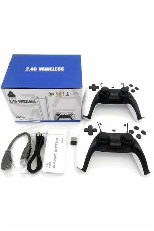 3D 4K HD 2.4G Game Stick 4K Ultra HD Oyun Konsolu Çift Kollu Retro 5