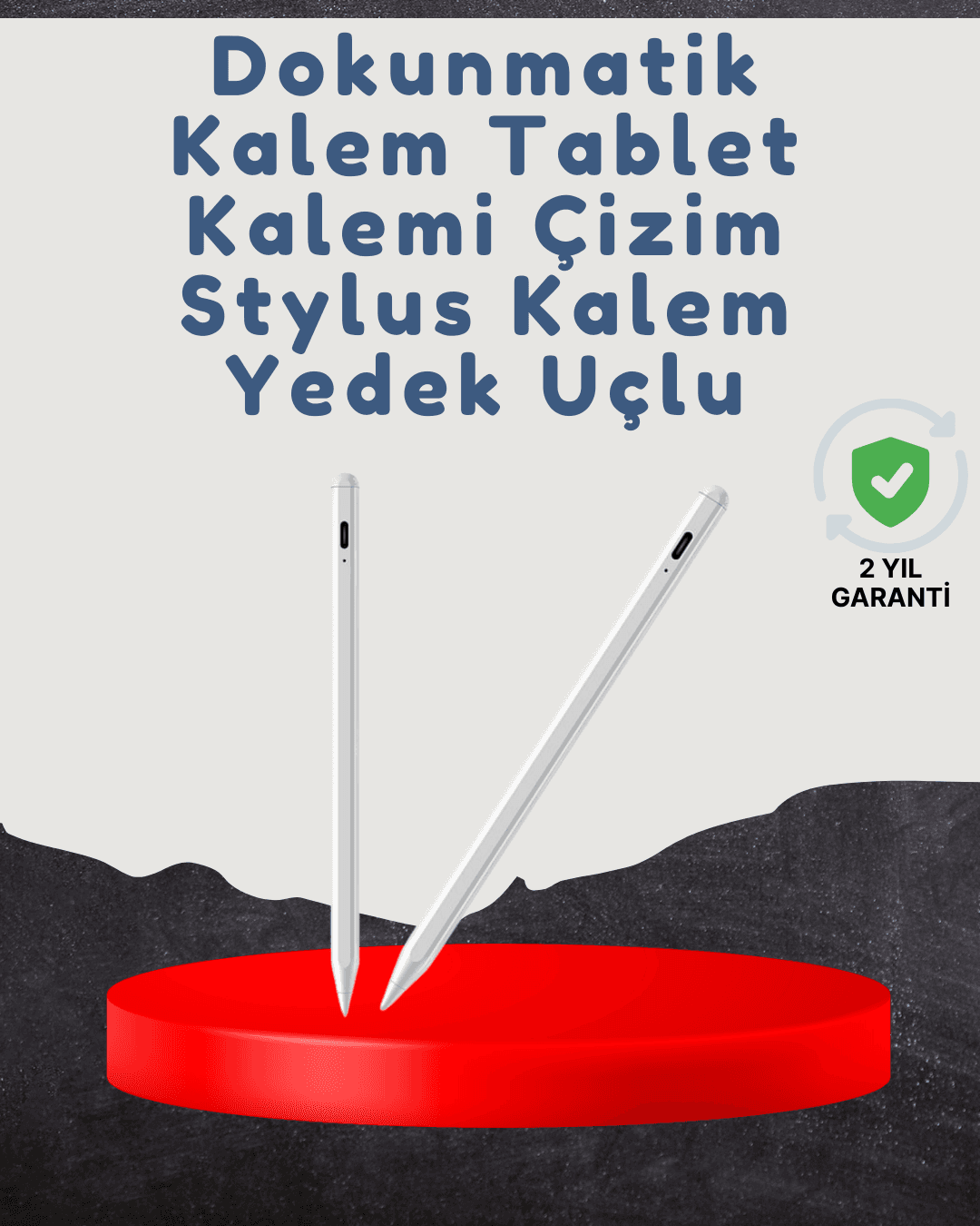 Yüksek Hassasiyetli Eğim Sensörlü Dijital Kalem – USB-C Hızlı Şarjlı