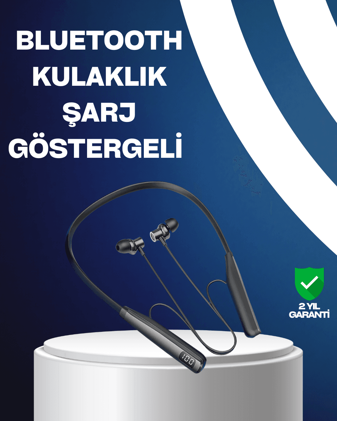 Bluetooth 5.3 Boyun Bantlı Kulaklık – Oyun ve Müzik Modu, SD Kart Destekli