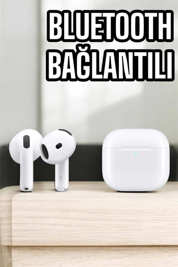 4.Nesil Kaliteli TWS Android ve İOS Uyumlu Mikrofonlu Kulaklık 4