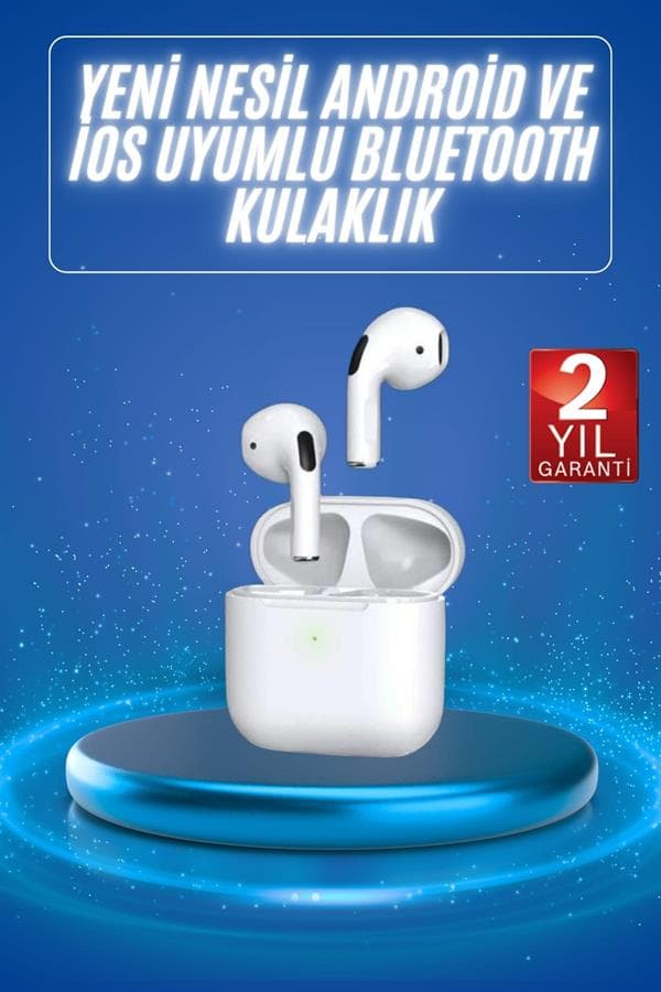4.Nesil Bluetooth Kulaklık Yüksek Ses Kaliteli Dokunmatik Kontrol Özellikli 3