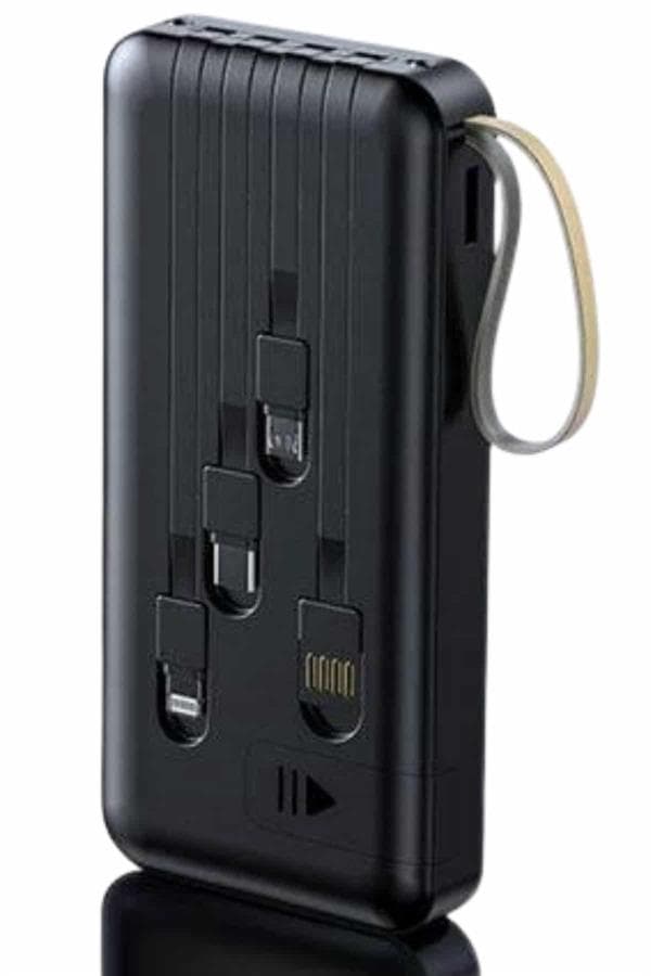4 Çıkışlı 20.000 Mah Powerbank Uzun Pil Ömürlü Taşınabilir 5