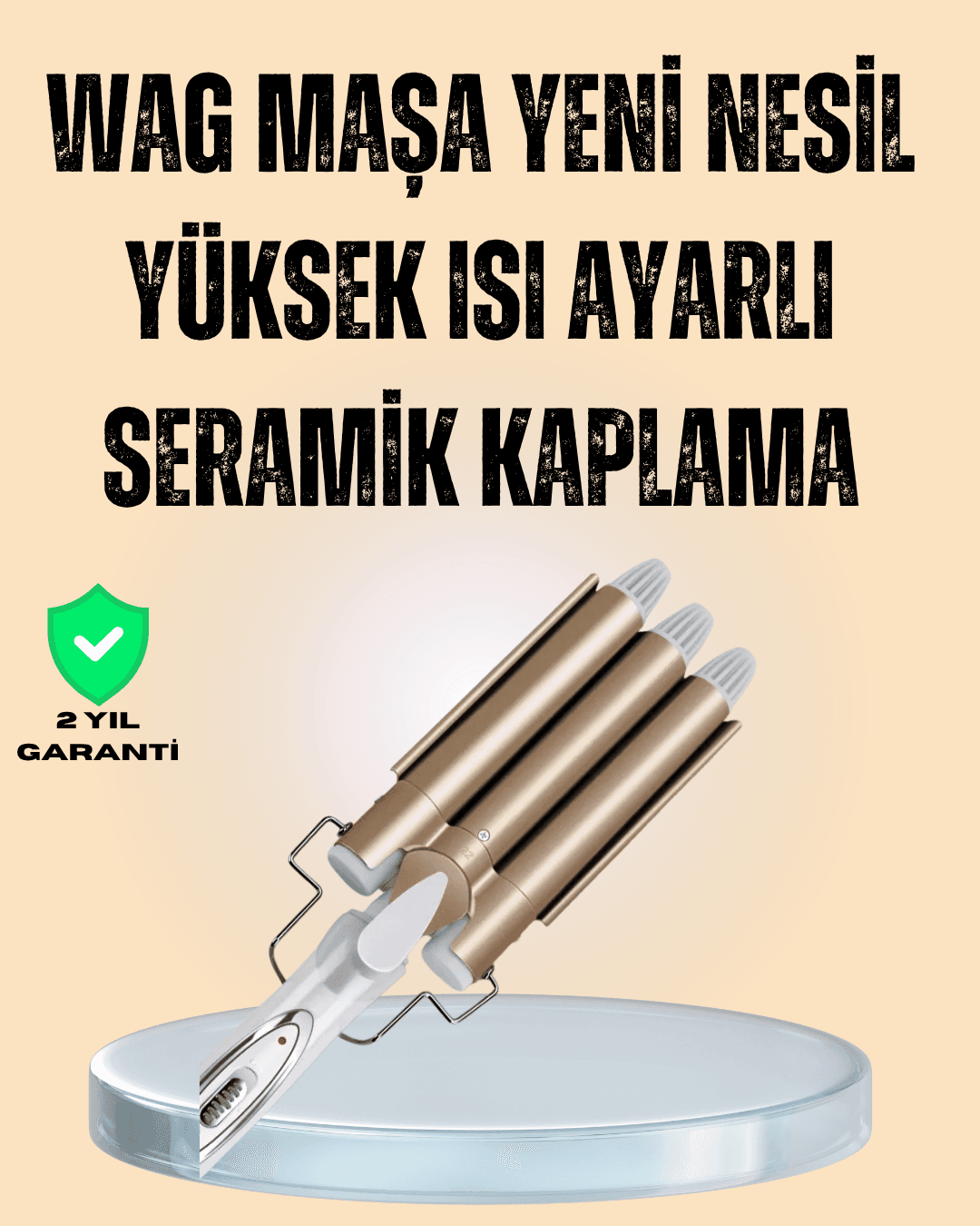 Ayarlanabilir Isı Ayarıyla Profesyonel Bukle Maşası – Hızlı ve Nazik Şekillendirme