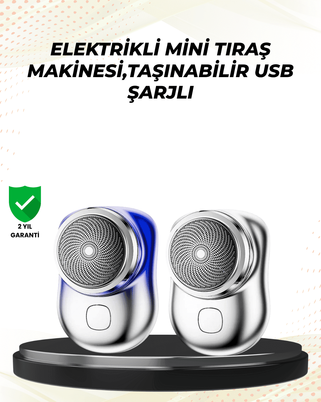 Tüm vücut bölgelerinde kullanılabilen küçük boy tıraş cihazı