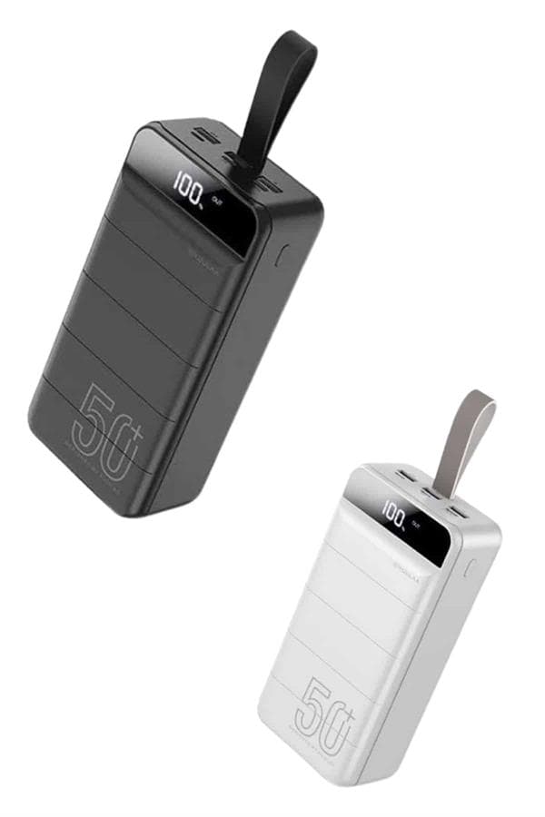 50.000 Mah Powerbank Turbo Hızlı Led Göstergeli Android İOS Uyumlu Taşınabilir Askılı 6