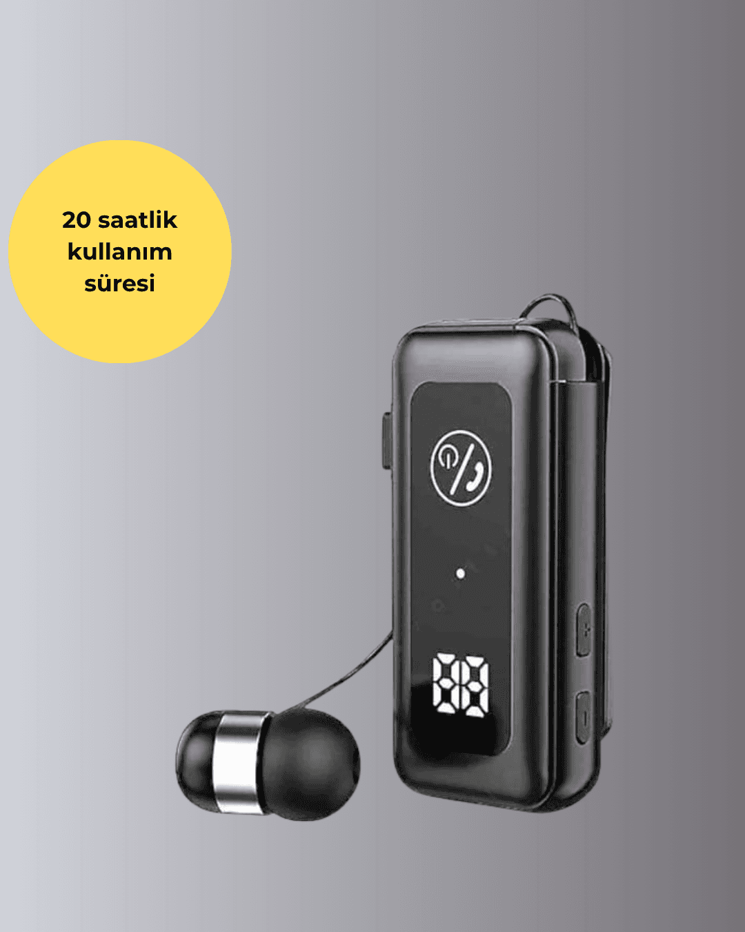 MikroSD Kartlı, Titreşimli Uyarılı Bluetooth 5.2 Kulaklık 3