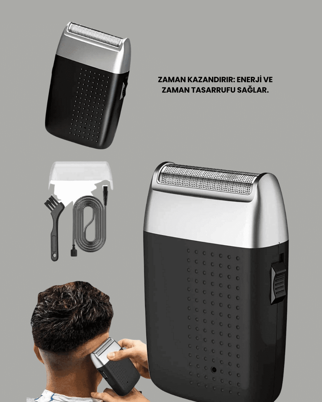 Evde Kişisel Bakımın Yeni Yolu – Kompakt ve Ergonomik Tıraş Makinesi 3