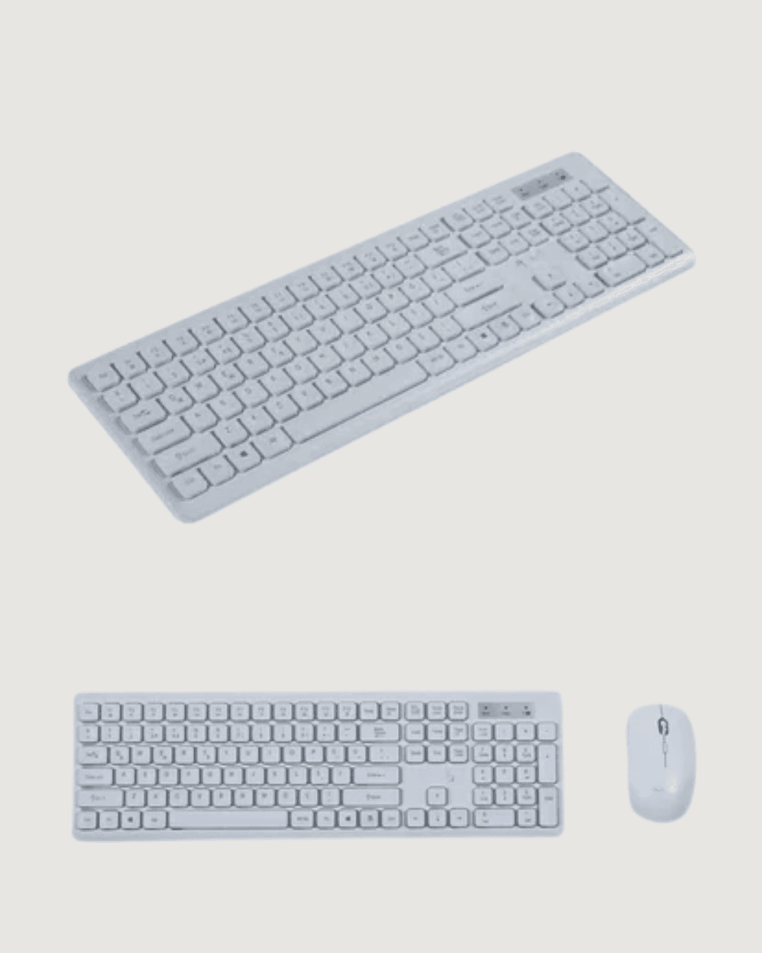 Kablosuz Klavye ve Mouse Seti - Ergonomik Tasarım, Sessiz Tuşlar, 2.4 GHz Bağlantı 3