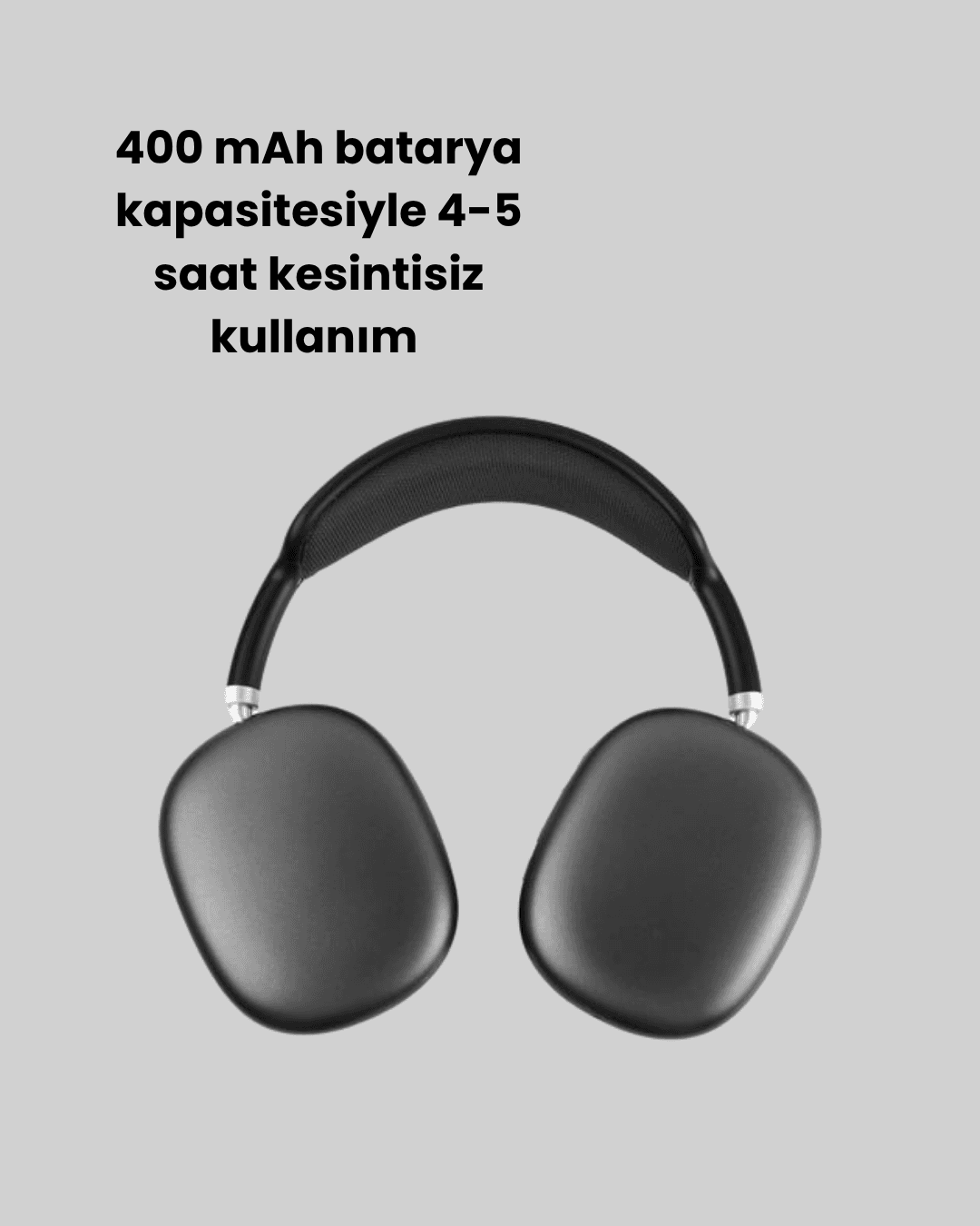 400 mAh Bataryalı Kablosuz Kulaklık | BT 5.0, Müzik & Görüşme 4