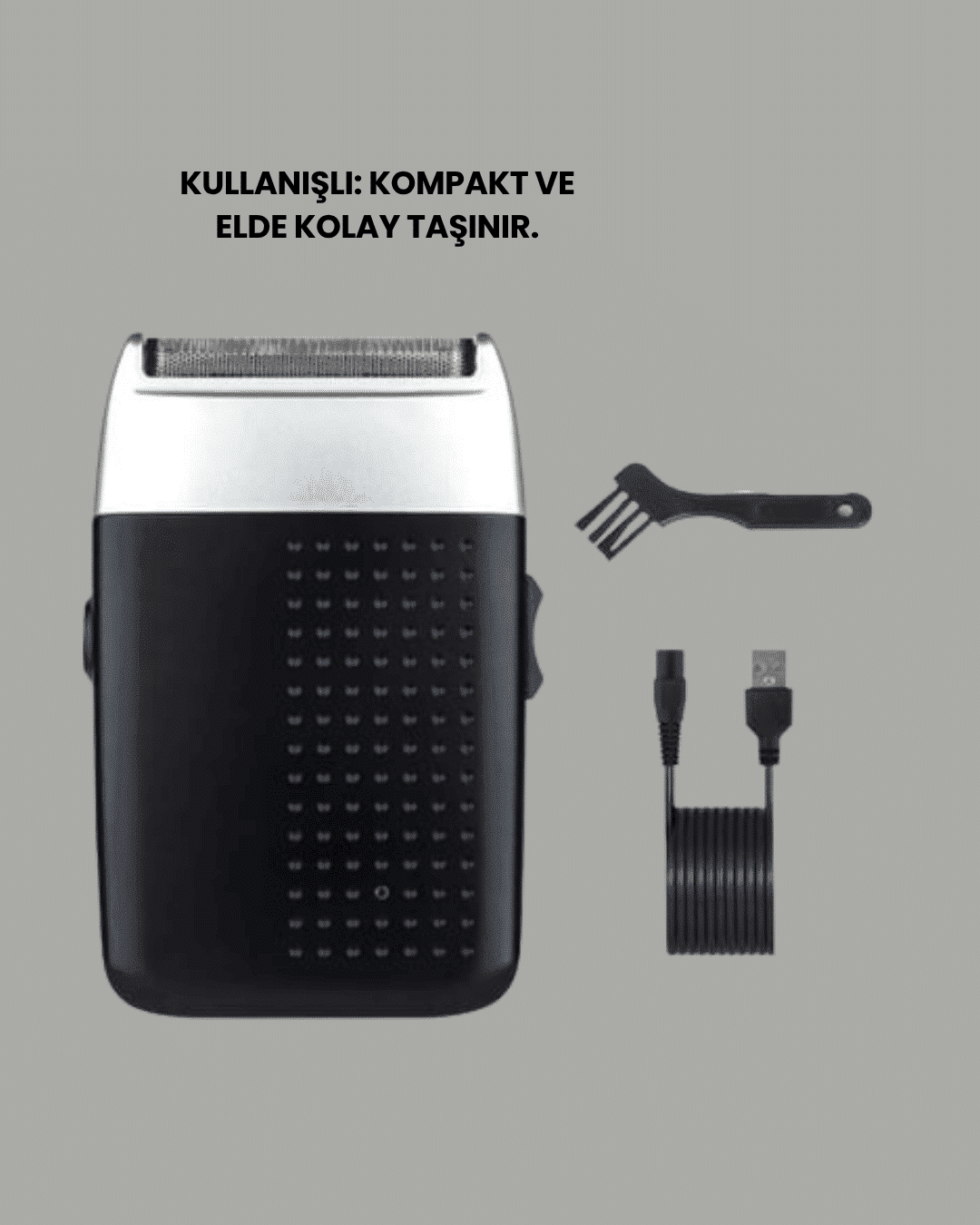 Evde Kişisel Bakımın Yeni Yolu – Kompakt ve Ergonomik Tıraş Makinesi 4