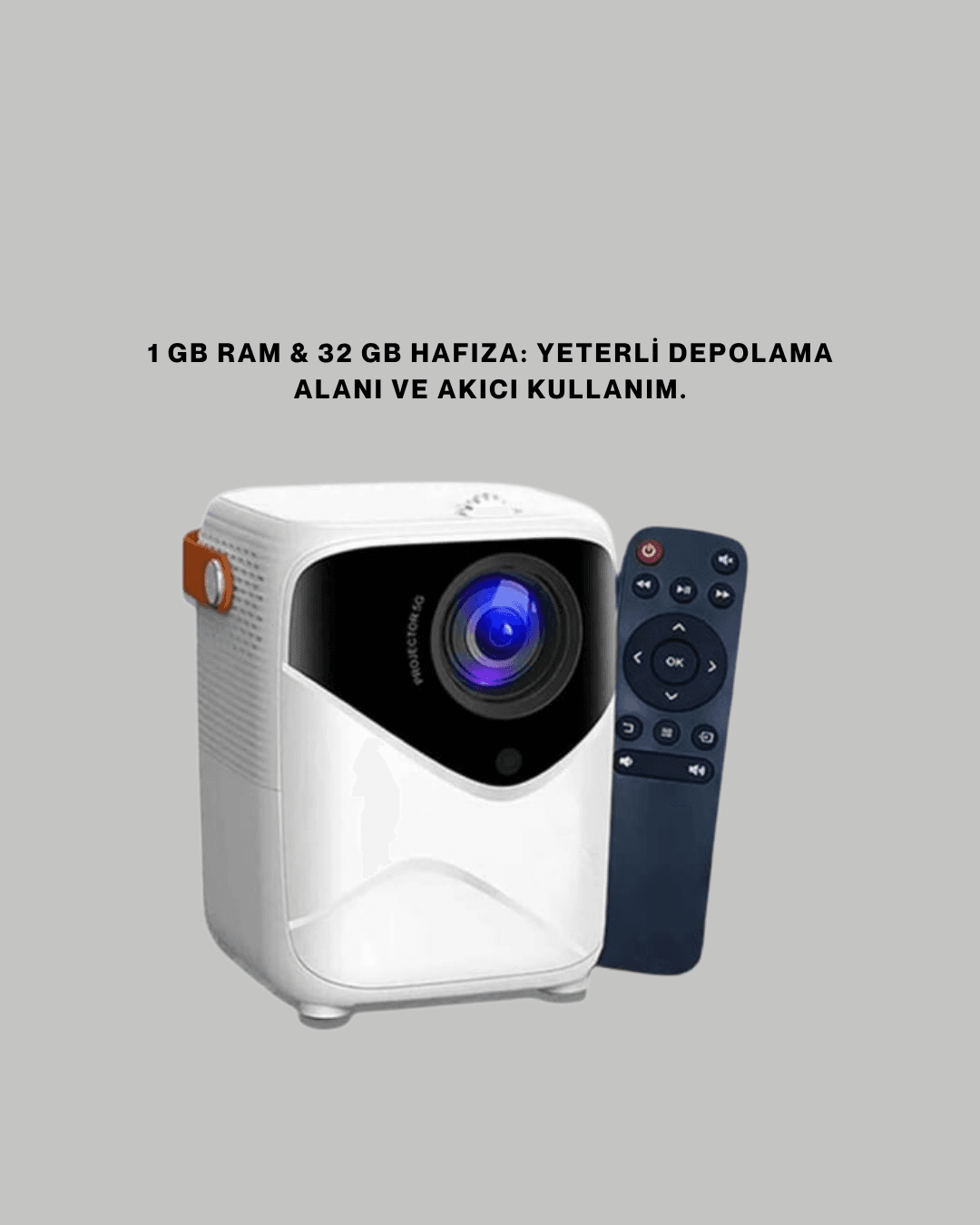 50 inç TV Deneyimli Projektör – Yakın Mesafede Geniş Görüntü 4