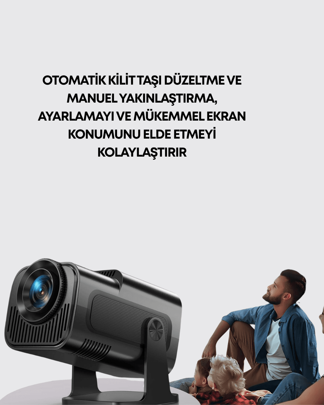 1080P Full HD Çözünürlük ve 4K Destekli Projektör 5