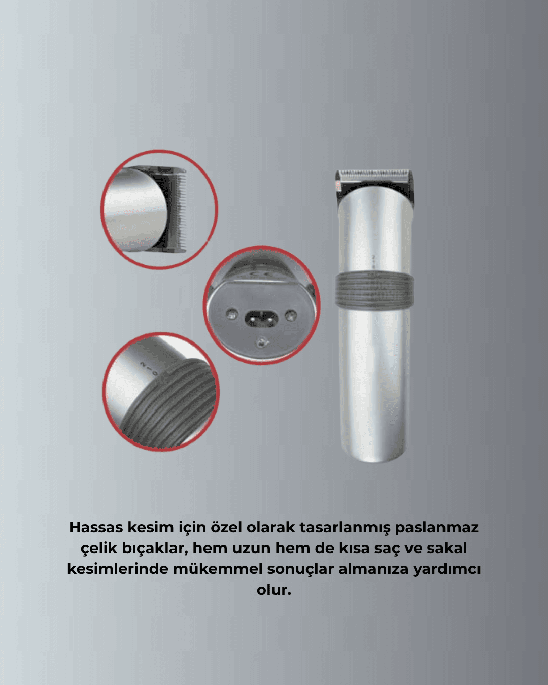 Tıraş Makinesi Temizlik ve Yağlama Setiyle Birlikte 4