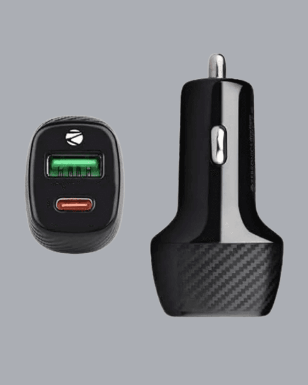 Kompakt Tasarımlı Type-C + USB Girişli Araç Şarj Başlığı 5