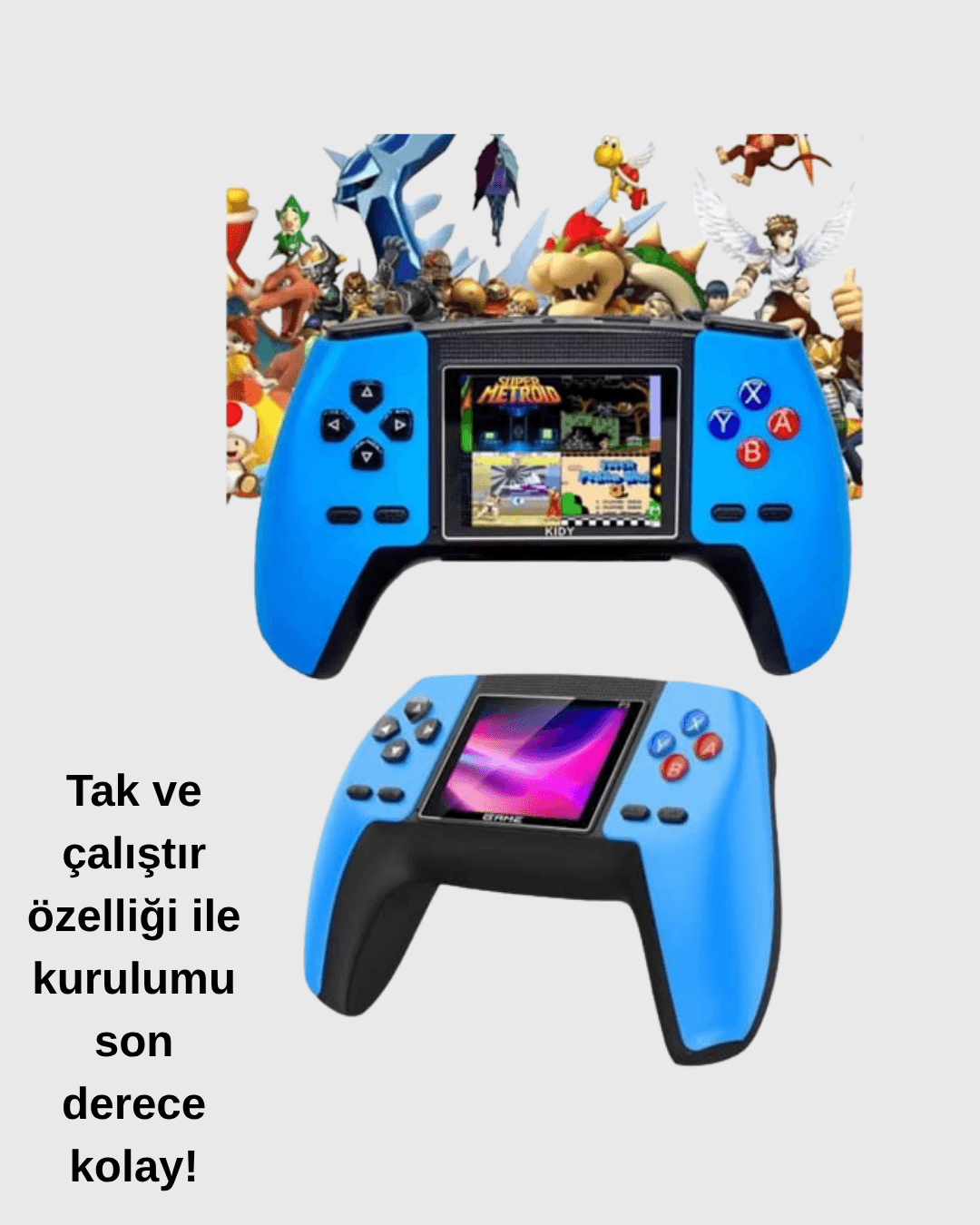 P5 Retro GamePad | 520 Klasik Oyunlu Mini Oyun Konsolu 5