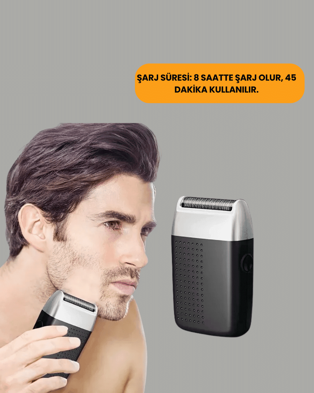 Evde Kişisel Bakımın Yeni Yolu – Kompakt ve Ergonomik Tıraş Makinesi 5
