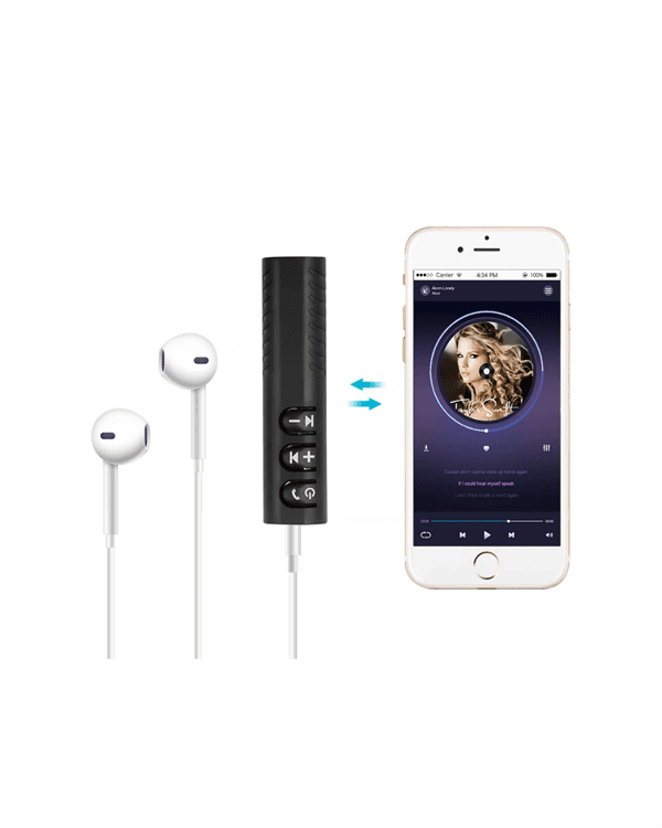 Kablolu Hoparlör ve Kulaklıklar İçin Bluetooth Adaptör | Mini Boy, Klipsli, Taşınabilir 4