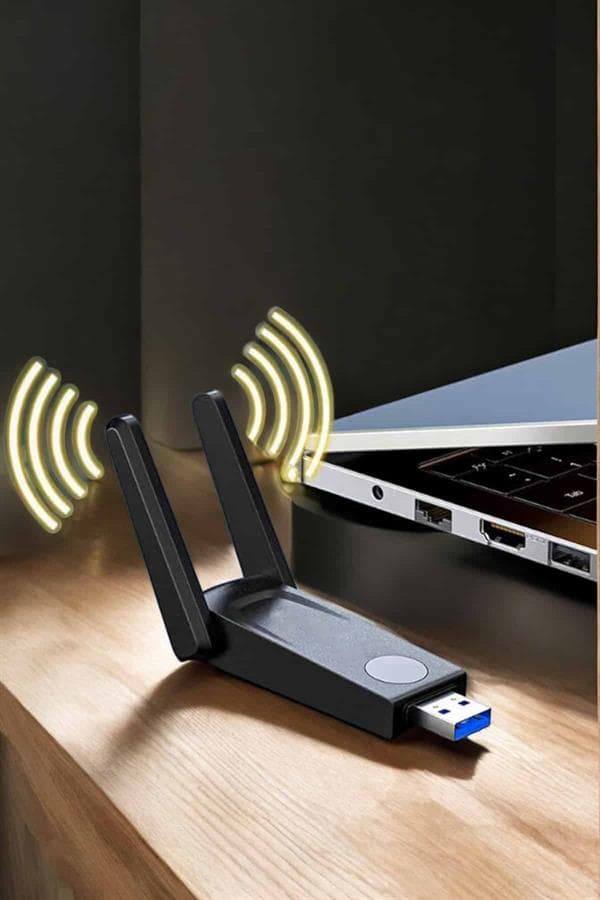 Dual Band Wifi Alıcı Adaptör USB 3.0 Destekli 5