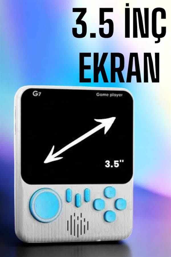 El Atarisi 3.5 inç Ekran Çift Konsol 666 Adet Retro Oyun Gamepad 6