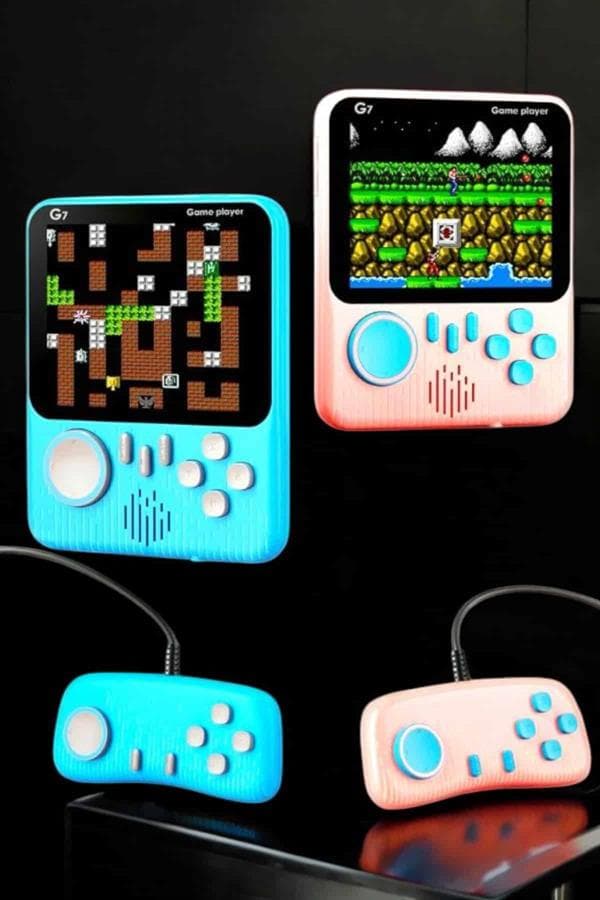 El Atarisi 3.5 inç Ekran Çift Konsol 666 Adet Retro Oyun Gamepad 5