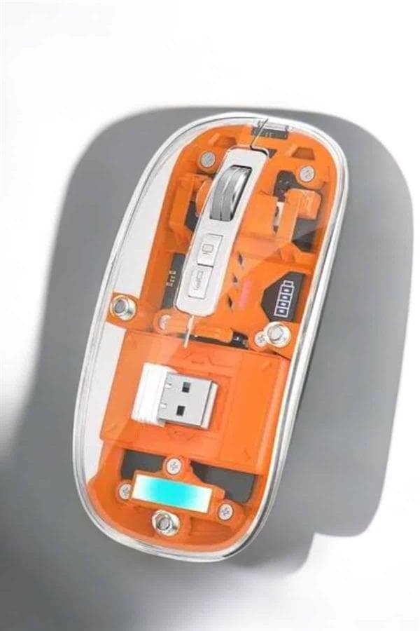 Kablosuz Mouse Fare 5.0 Bluetooth Bağlantılı USB Girişli 6