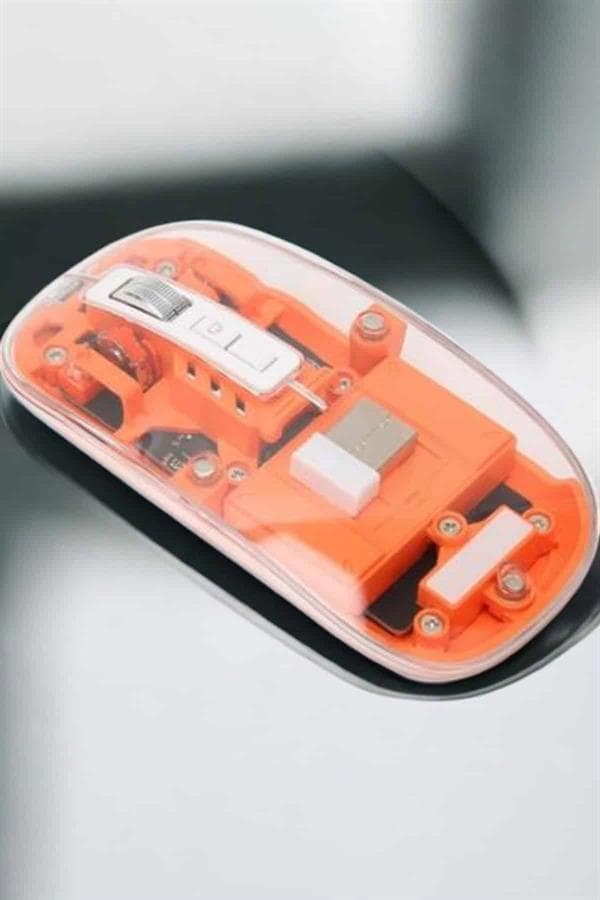 Kablosuz Mouse Fare 5.0 Bluetooth Bağlantılı USB Girişli 5