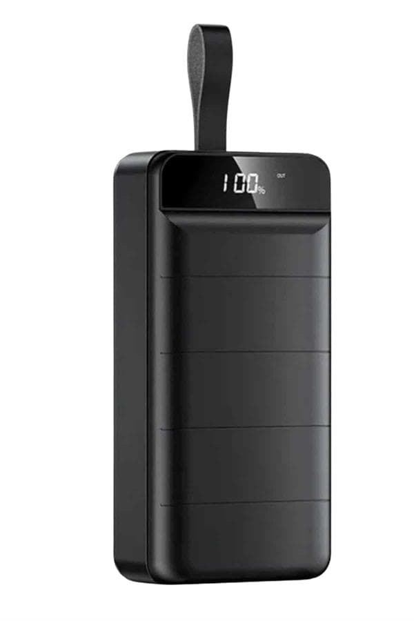 Powerbank 50.000 Mah Dijital Göstergeli Taşınabilir 4 Portlu Hızlı Powerbank 5