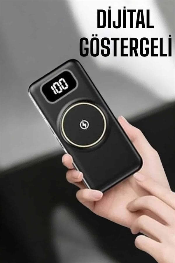 Powerbank Taşınabilir 10.000 Mah Hızlı Şarj Dijital Göstergeli 6