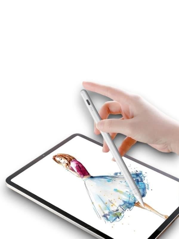 Universal Dokunmatik Kalem Kapasitif Ekran İçin 2.0mm İnce Uç Bluetooth Gerektirmez Type-C Şarj 3