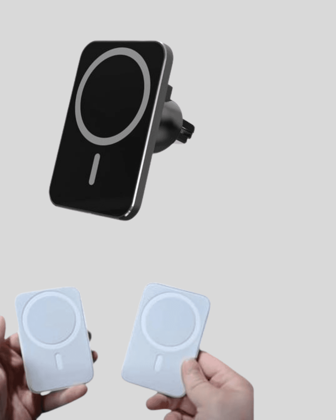 360° Döner Başlıklı MagSafe Araç Telefon Tutucu Hızlı Şarjlı 6
