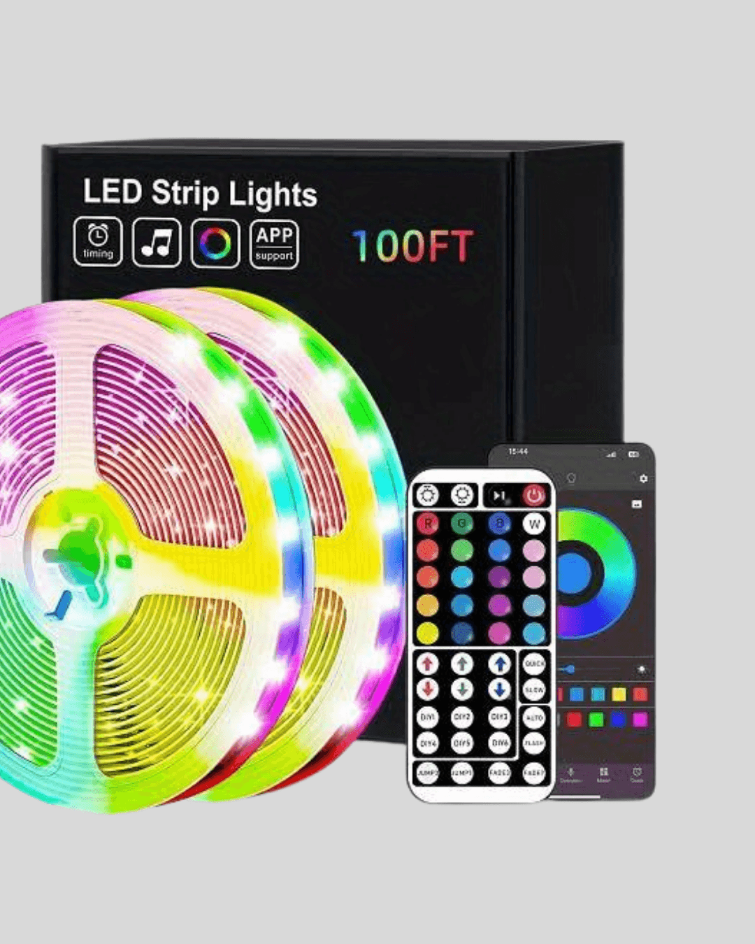 10 Metre Smart Şerit Led Bluetooth Telefon Kontrollü USB Enerjili 6