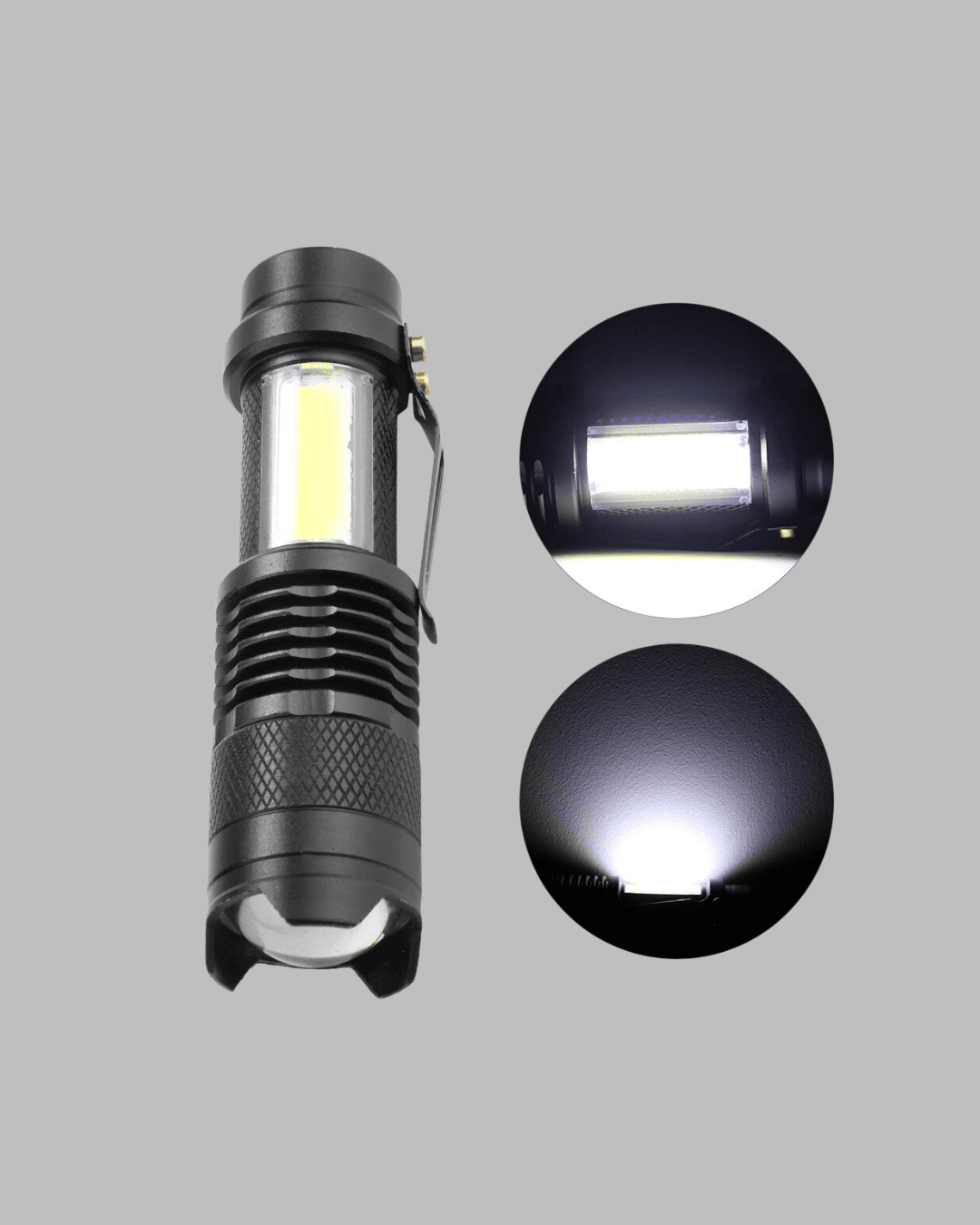 Suya Dayanıklı 4 Modlu Mini LED El Feneri 6