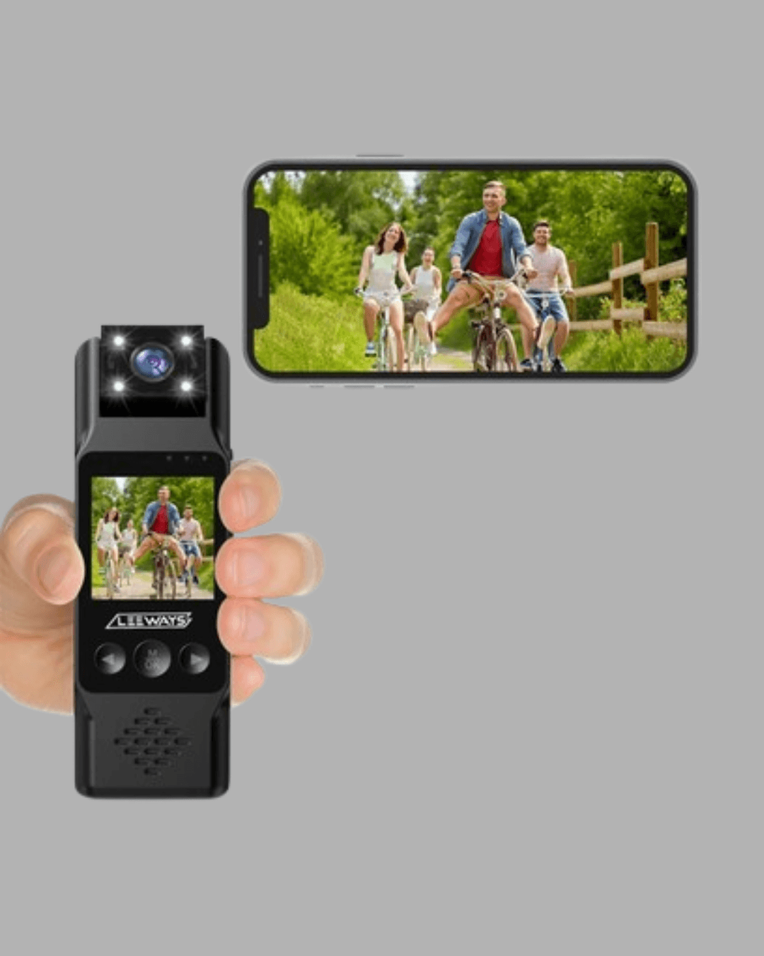 Taşınabilir Full HD Mini Kamera TFT Ekranlı 6