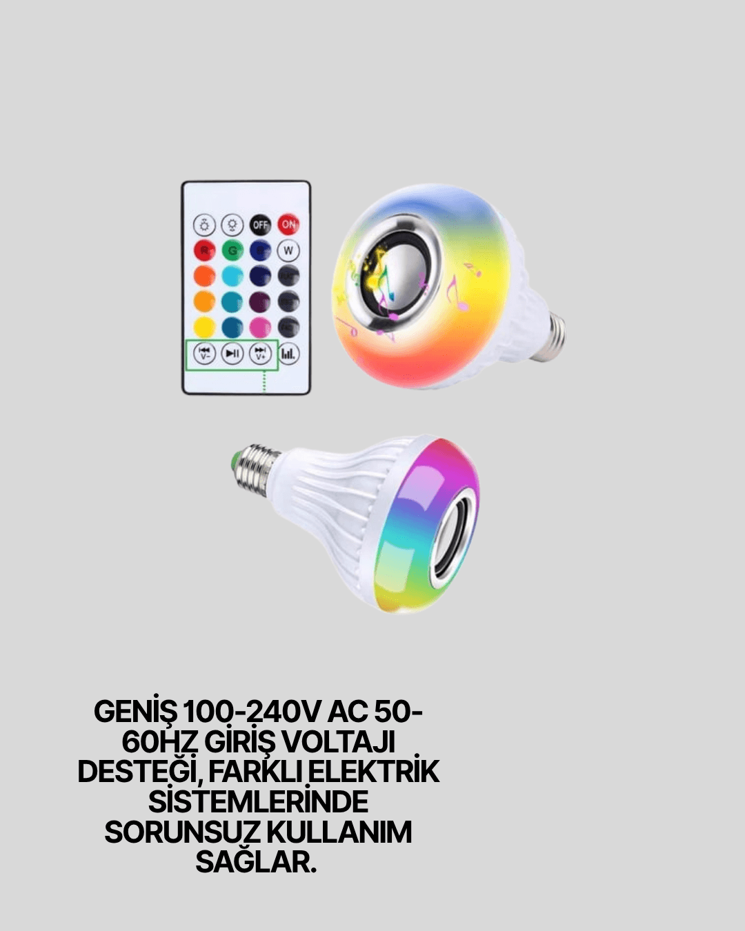 E27 Duy Tipi LED Ampul – 100-240V Geniş Voltaj Aralıklı 6