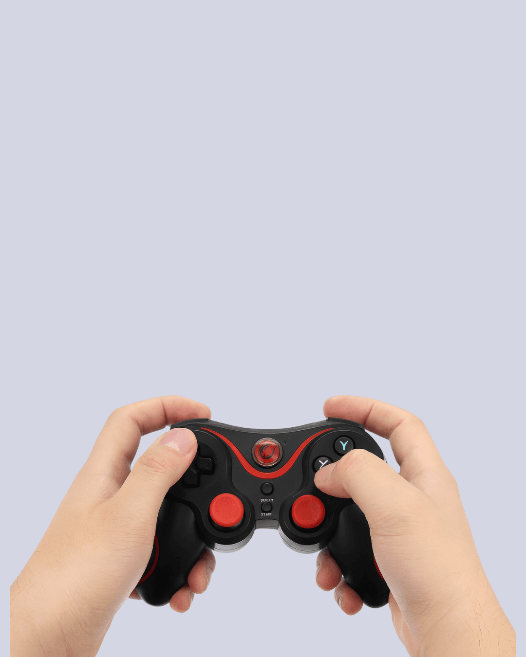 Ergonomik Kablosuz Oyun Kumandası Bluetooth Gamepad ABS Malzeme Çok Yönlü 3
