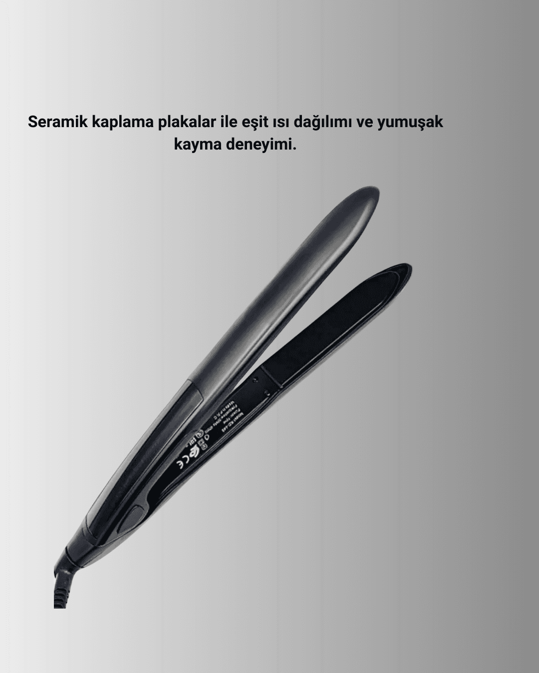 A Kalite Orijinal 2025 Isı Ayarlı Titanyum Seramik Plakalı Profesyonel Saç Düzleştirici 3