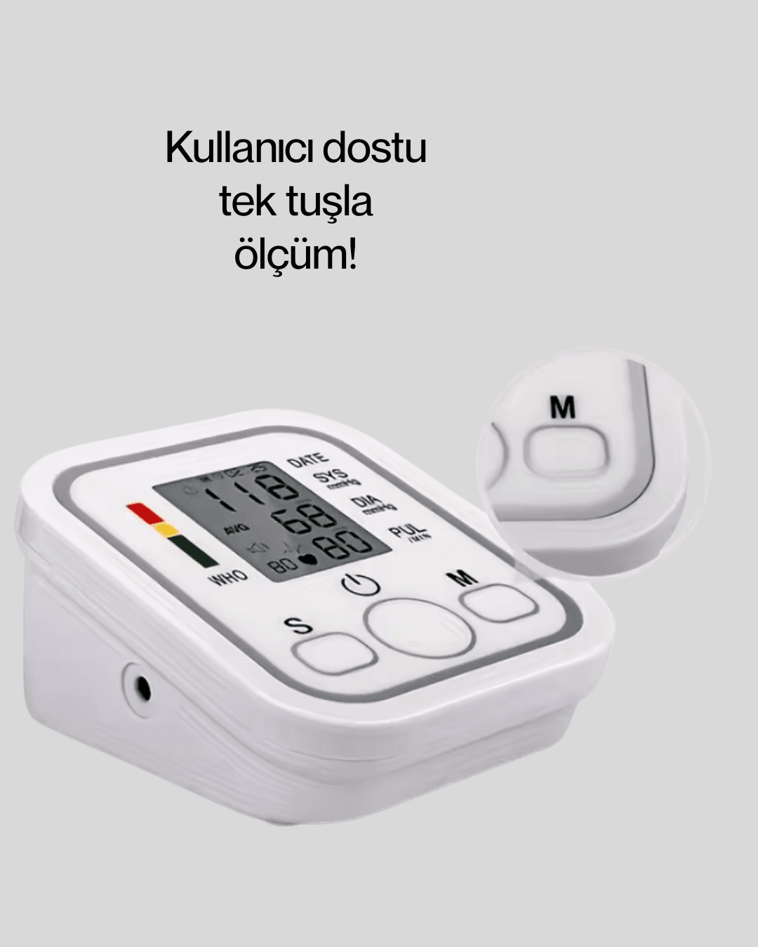 Kol Tipi LCD Ekranlı Elektronik Tansiyon Monitörü 3