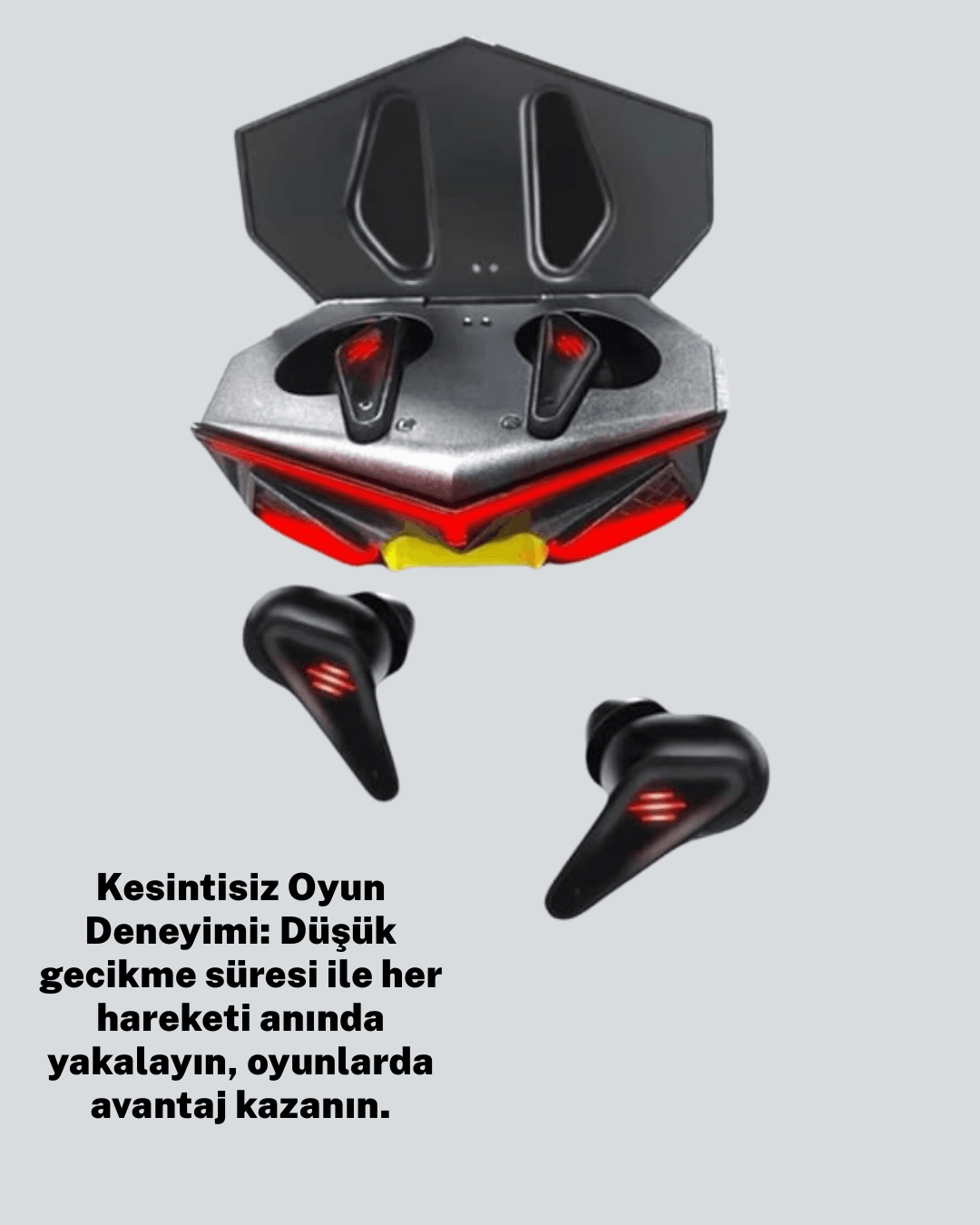Bluetooth 5.0 Kablosuz Gaming Kulaklık Ergonomik Tasarım 4