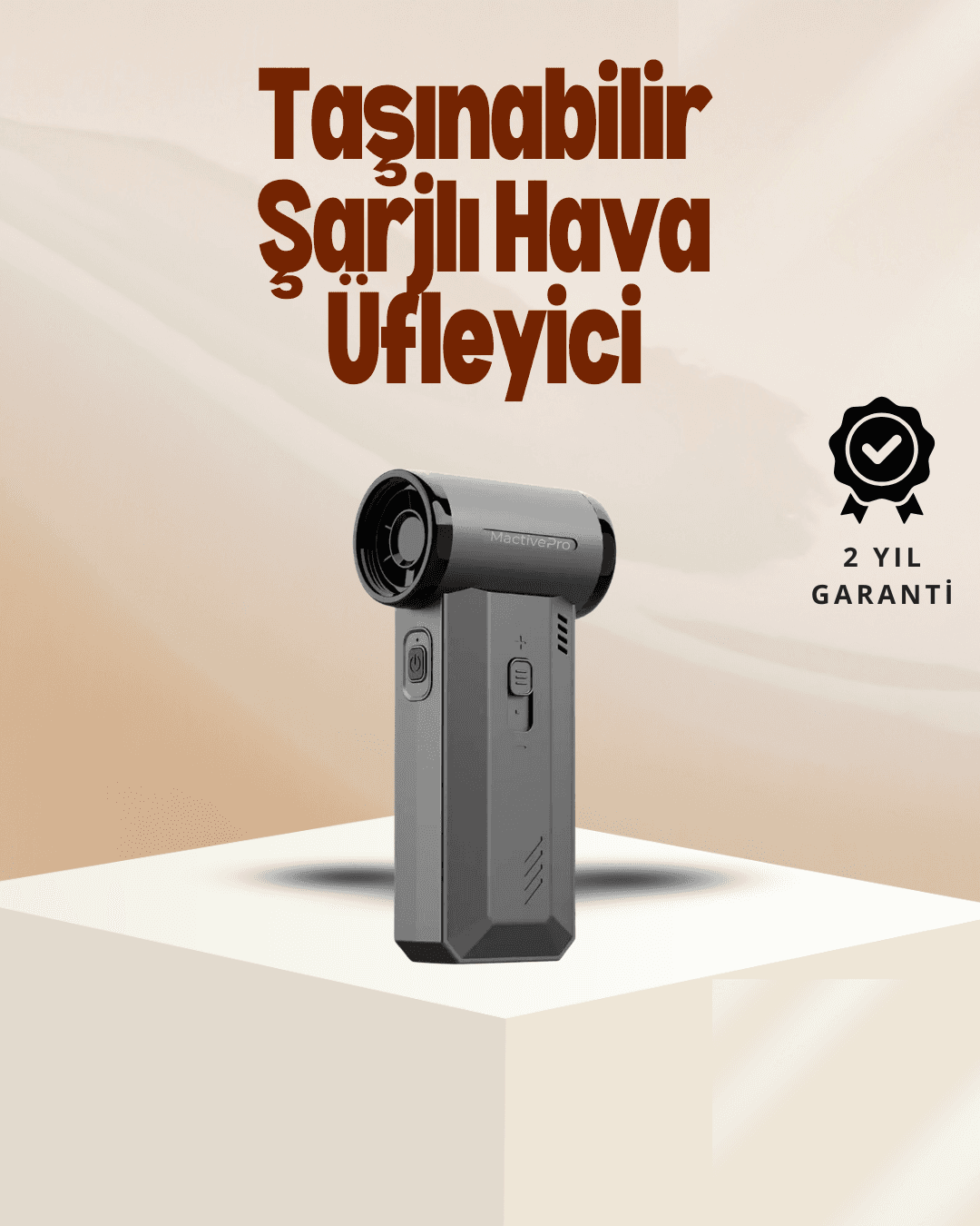 Yüksek Hızlı Kablosuz El Tipi Hava Üfleme Temizlik Cihazı 120 Dakika Pil